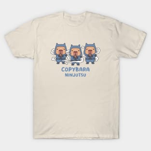 Cute Capybaras Ninja Copybara Ninjutsu T-Shirt